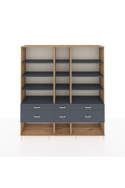 Hyperion Dolap 12 Raflı 6 Çekmeceli 220x44x243 - S553M019V26B