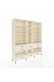 Hyperion Dolap 19 Raflı 8 Çekmeceli 220x44x243 Aytaşı-Aytaşı/Aytaşı