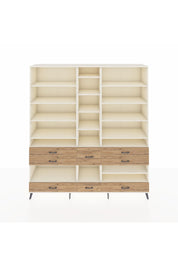 Hyperion Dolap 19 Raflı 8 Çekmeceli 220x44x243 Aytaşı-Aytaşı/Çam