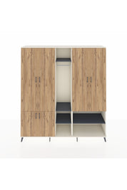 Hyperion Dolap 15 Raflı 5 Kapaklı Tek Askılı 220x44x243 - S553M021V02B