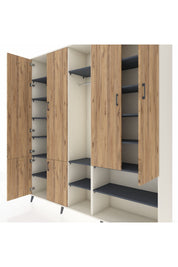 Hyperion Dolap 15 Raflı 5 Kapaklı Tek Askılı 220x44x243 - S553M021V02B