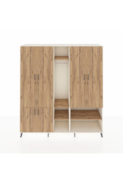 Hyperion Dolap 15 Raflı 5 Kapaklı Tek Askılı 220x44x243 - S553M021V03B