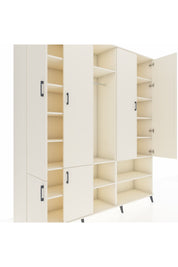 Hyperion Dolap 15 Raflı 5 Kapaklı Tek Askılı 220x44x243 - S553M021V04B