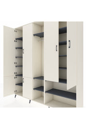 Hyperion Dolap 15 Raflı 5 Kapaklı Tek Askılı 220x44x243 - S553M021V05B