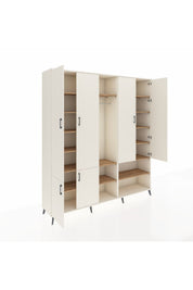 Hyperion Dolap 15 Raflı 5 Kapaklı Tek Askılı 220x44x243 - S553M021V06B