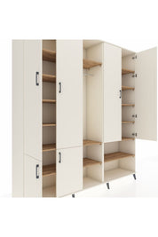 Hyperion Dolap 15 Raflı 5 Kapaklı Tek Askılı 220x44x243 - S553M021V06B