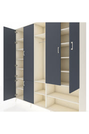 Hyperion Dolap 15 Raflı 5 Kapaklı Tek Askılı 220x44x243 - S553M021V07B