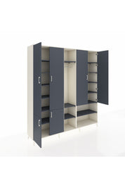 Hyperion Dolap 15 Raflı 5 Kapaklı Tek Askılı 220x44x243 - S553M021V08B