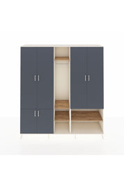 Hyperion Dolap 15 Raflı 5 Kapaklı Tek Askılı 220x44x243 - S553M021V09B