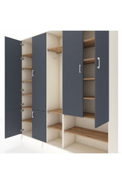 Hyperion Dolap 15 Raflı 5 Kapaklı Tek Askılı 220x44x243 - S553M021V09B