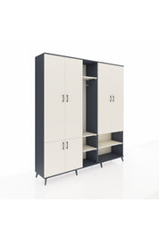 Hyperion Dolap 15 Raflı 5 Kapaklı Tek Askılı 220x44x243 - S553M021V13B