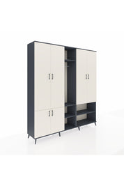 Hyperion Dolap 15 Raflı 5 Kapaklı Tek Askılı 220x44x243 - S553M021V14B