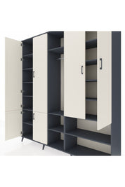 Hyperion Dolap 15 Raflı 5 Kapaklı Tek Askılı 220x44x243 - S553M021V14B