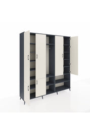 Hyperion Dolap 15 Raflı 5 Kapaklı Tek Askılı 220x44x243 - S553M021V14B