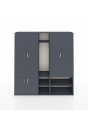 Hyperion Dolap 15 Raflı 5 Kapaklı Tek Askılı 220x44x243 - S553M021V17B