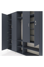 Hyperion Dolap 15 Raflı 5 Kapaklı Tek Askılı 220x44x243 - S553M021V17B