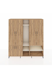 Hyperion Dolap 15 Raflı 5 Kapaklı Tek Askılı 220x44x243 - S553M021V19B