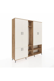 Hyperion Dolap 15 Raflı 5 Kapaklı Tek Askılı 220x44x243 - S553M021V24B