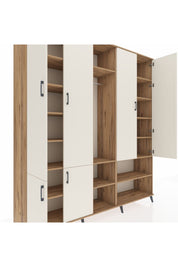 Hyperion Dolap 15 Raflı 5 Kapaklı Tek Askılı 220x44x243 - S553M021V24B