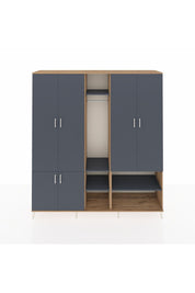 Hyperion Dolap 15 Raflı 5 Kapaklı Tek Askılı 220x44x243 - S553M021V26B