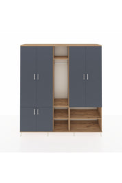 Hyperion Dolap 15 Raflı 5 Kapaklı Tek Askılı 220x44x243 - S553M021V27B