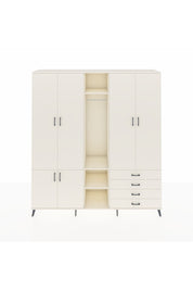 Hyperion Dolap 14 Raflı 4 Çekmeceli Tek Askılı 220x44x243 - S553M022V04B