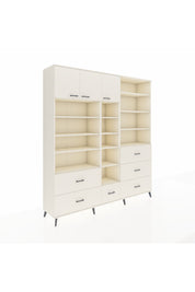 Hyperion Dolap 17 Raflı 6 Çekmeceli 3 Kapaklı 220x44x243 Aytaşı-Aytaşı/Aytaşı