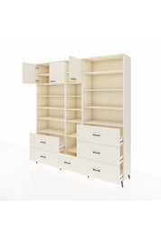 Hyperion Dolap 17 Raflı 6 Çekmeceli 3 Kapaklı 220x44x243 Aytaşı-Aytaşı/Aytaşı