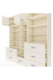 Hyperion Dolap 17 Raflı 6 Çekmeceli 3 Kapaklı 220x44x243 Aytaşı-Aytaşı/Aytaşı