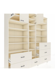 Hyperion Dolap 17 Raflı 6 Çekmeceli 3 Kapaklı 220x44x243 Aytaşı-Aytaşı/Aytaşı