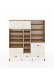 Hyperion Dolap 17 Raflı 6 Çekmeceli 3 Kapaklı 220x44x243 Çam-Aytaşı/Aytaşı