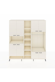 Hyperion Dolap 18 Raflı 8 Kapaklı Tek Askılı 220x44x243 Aytaşı-Aytaşı/Aytaşı