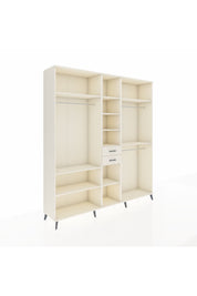 Hyperion Dolap 10 Raflı 2 Çekmeceli 3 Askılı 220x44x243 Aytaşı-Aytaşı/Aytaşı