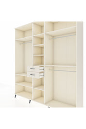 Hyperion Dolap 10 Raflı 2 Çekmeceli 3 Askılı 220x44x243 Aytaşı-Aytaşı/Aytaşı