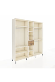 Hyperion Dolap 10 Raflı 2 Çekmeceli 3 Askılı 220x44x243 Aytaşı-Aytaşı/Çam