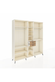 Hyperion Dolap 10 Raflı 2 Çekmeceli 3 Askılı 220x44x243 Aytaşı-Aytaşı/Çam