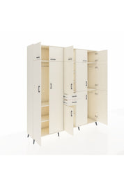 Hyperion Dolap 10 Raflı 2 Çekmeceli 3 Askılı 220x44x243 Aytaşı-Aytaşı/Aytaşı