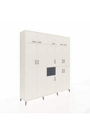 Hyperion Dolap 10 Raflı 2 Çekmeceli 3 Askılı 220x44x243 Aytaşı-Aytaşı/Antrasit