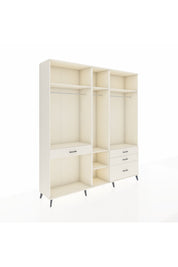 Hyperion Dolap 7 Raflı 4 Çekmeceli 3 Askılı 220x44x243 Aytaşı-Aytaşı/Aytaşı