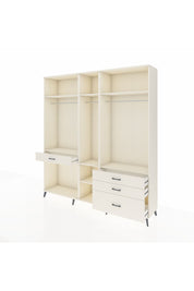 Hyperion Dolap 7 Raflı 4 Çekmeceli 3 Askılı 220x44x243 Aytaşı-Aytaşı/Aytaşı