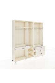 Hyperion Dolap 7 Raflı 4 Çekmeceli 3 Askılı 220x44x243 Aytaşı-Aytaşı/Aytaşı