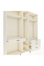 Hyperion Dolap 7 Raflı 4 Çekmeceli 3 Askılı 220x44x243 Aytaşı-Aytaşı/Aytaşı