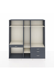 Hyperion Dolap 7 Raflı 4 Çekmeceli 3 Askılı 220x44x243 - S553M031V14B