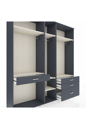 Hyperion Dolap 7 Raflı 4 Çekmeceli 3 Askılı 220x44x243 - S553M031V14B