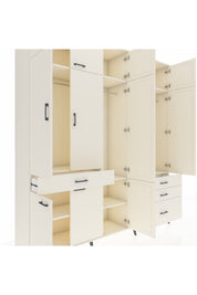 Hyperion Dolap 8 Raflı 4 Çekmeceli 3 Askılı 220x44x243 Aytaşı-Aytaşı/Aytaşı