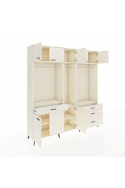 Hyperion Dolap 8 Raflı 4 Çekmeceli 3 Askılı 220x44x243 Aytaşı-Aytaşı/Aytaşı