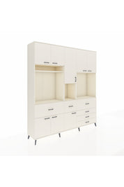 Hyperion Dolap 10 Raflı 6 Çekmeceli 8 Kapaklı 220x44x243 Aytaşı-Aytaşı/Aytaşı