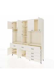 Hyperion Dolap 10 Raflı 6 Çekmeceli 8 Kapaklı 220x44x243 Aytaşı-Aytaşı/Aytaşı