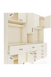 Hyperion Dolap 10 Raflı 6 Çekmeceli 8 Kapaklı 220x44x243 Aytaşı-Aytaşı/Aytaşı