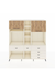 Hyperion Dolap 11 Raflı 6 Çekmeceli 4 Kapaklı 220x44x243 - S553M036V01B